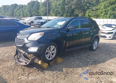 2016 Chevrolet Equinox Lt из США, поврежденный, VIN 2GNALCEKXG1145317